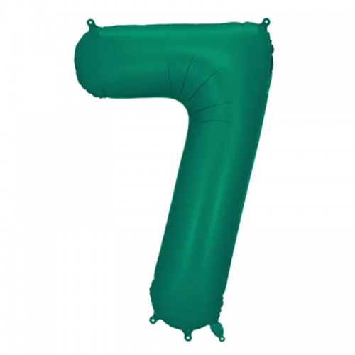 Balão Número 7 Verde Escuro